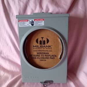 Milbank Gray Electrical Enclosure